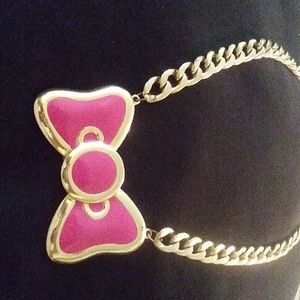 Hello Kitty bow necklace